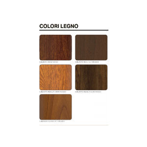 produzione scuri in alluminio color legno